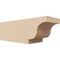 Ekena Millwork 4in. W x 4in. H x 12in. L Newport Woodgrain TimberThane Rafter Tail, Primed Tan RFTUR04X04X12NEWRCPR - alternate 1